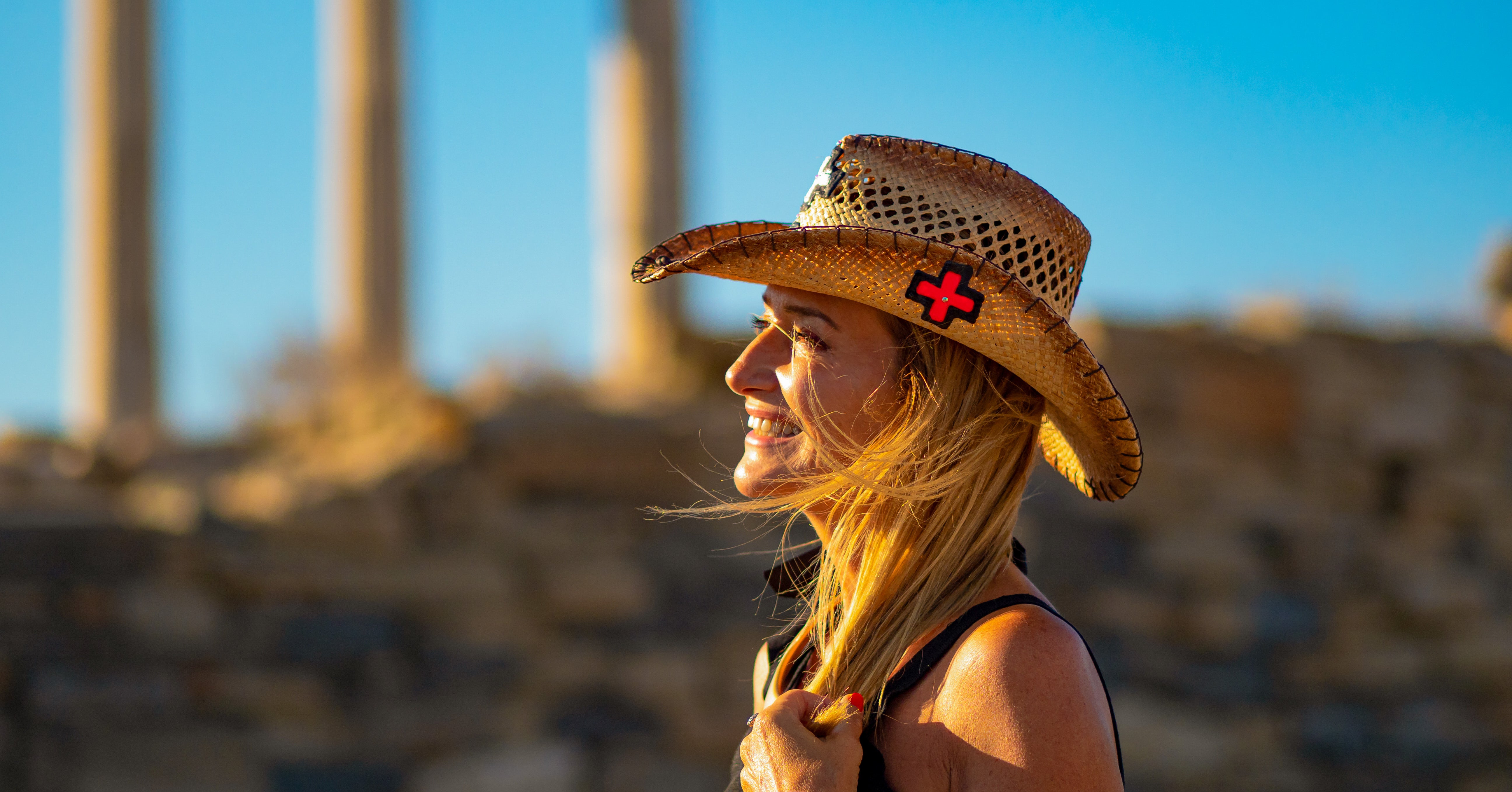 Vicky DeRosa at golden hour