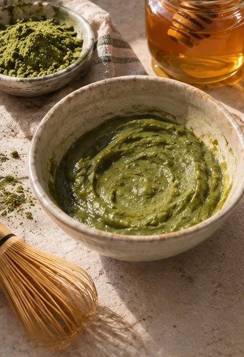 V Matcha & Raw Honey Glow Mask - Vicky DeRosa