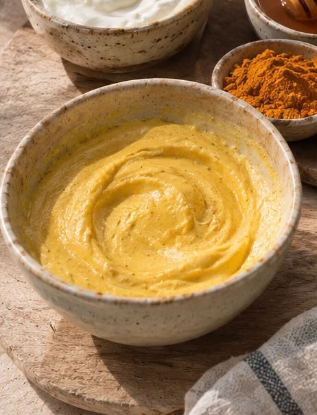 V Turmeric, Greek Yogurt & Honey Glow Mask - Vicky DeRosa
