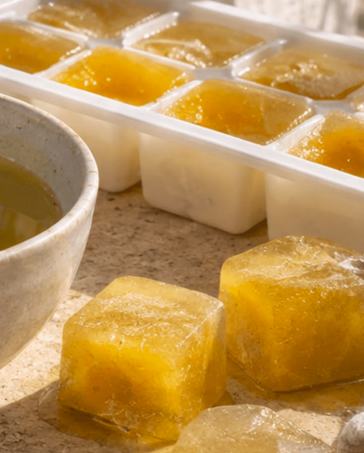 V Turmeric & Green Tea Ice Cubes - Vicky DeRosa