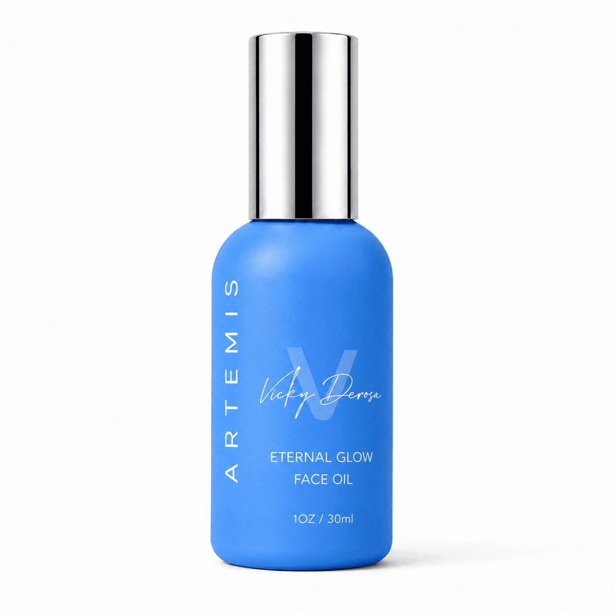 Artemis face oil bottle on a clean white background