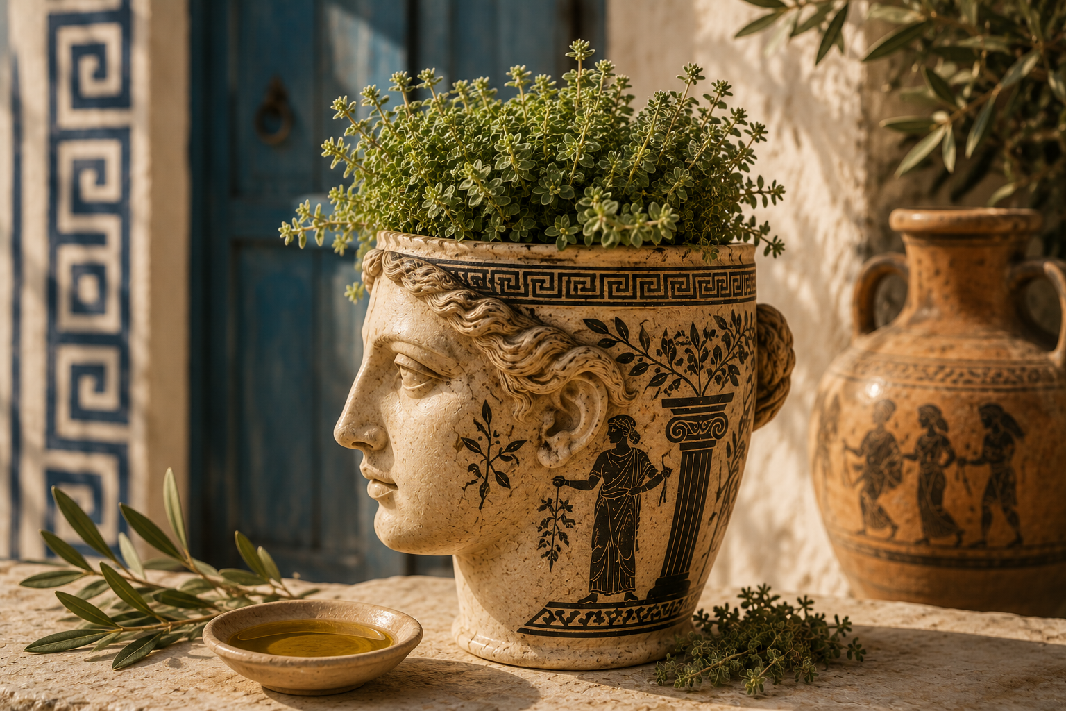 Vicky DeRosa with handcrafted botanical preparations