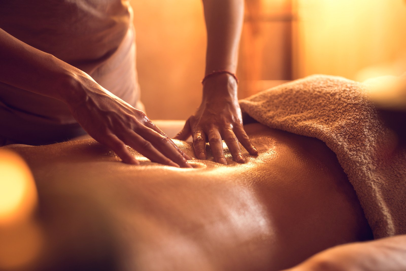 Body oil as massage oil