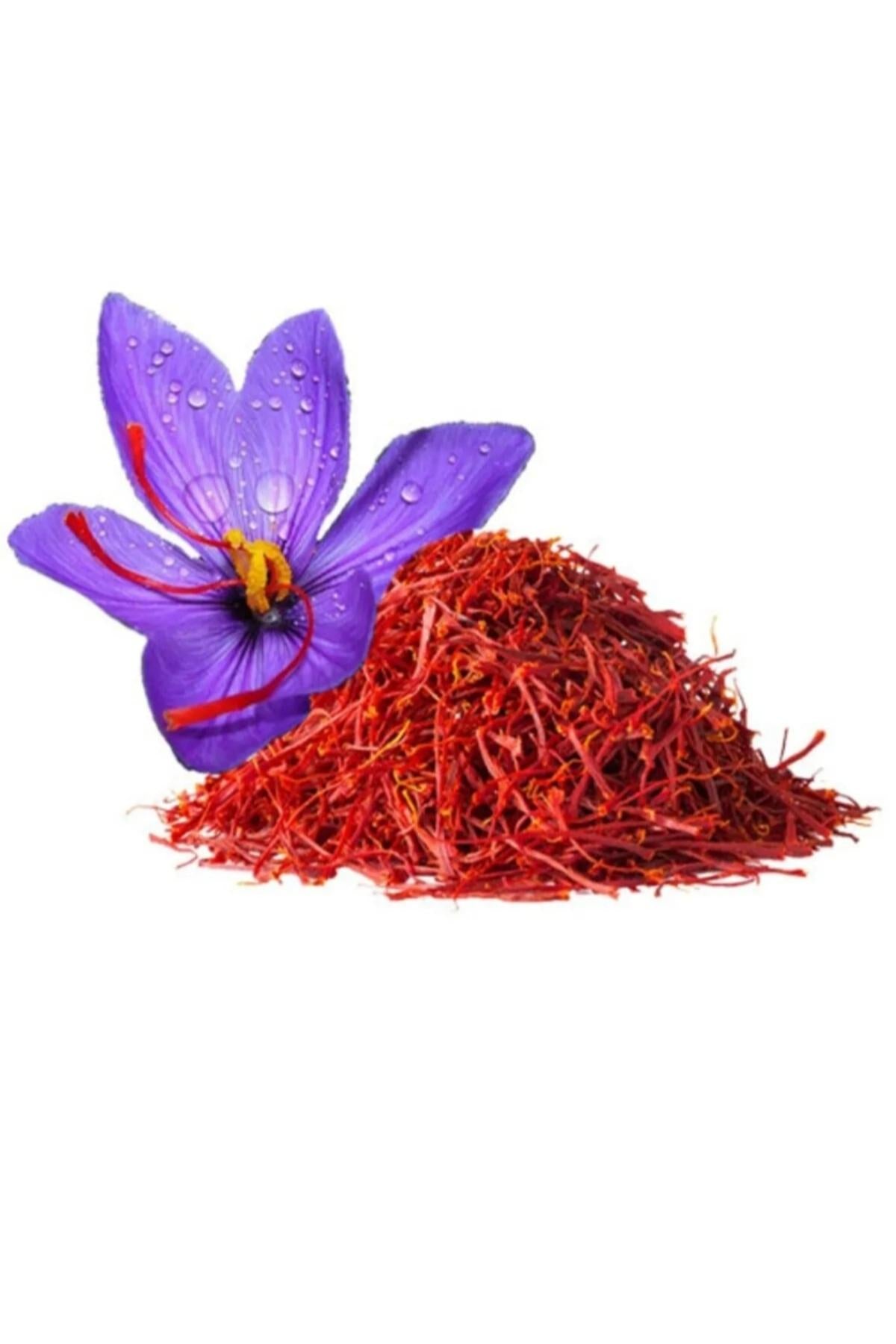 Saffron flower and saffron threads
