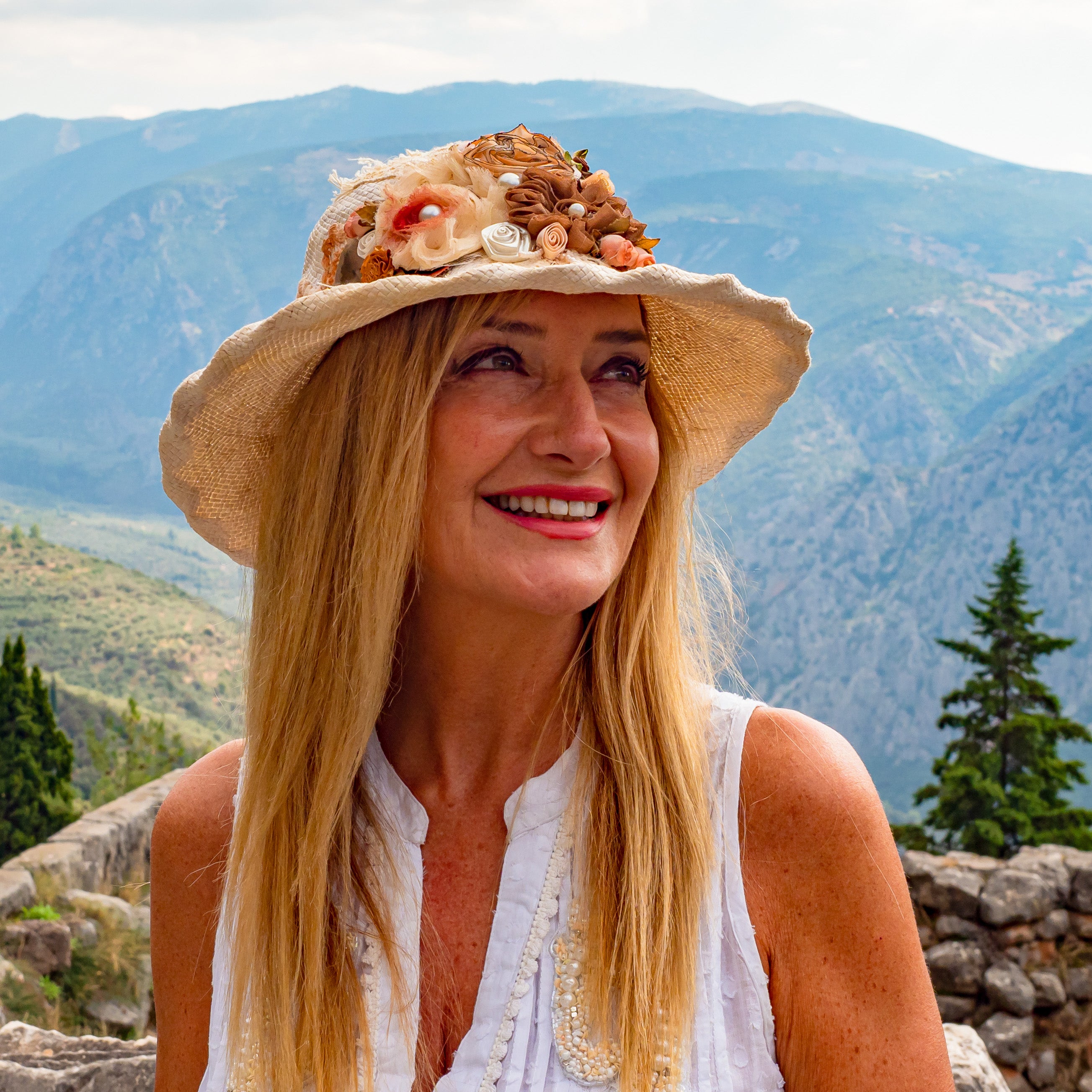 Vicky DeRosa in Greece